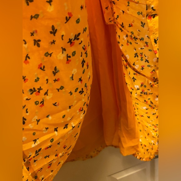 LOFT pintuck flounce dress M - Picture 10 of 10